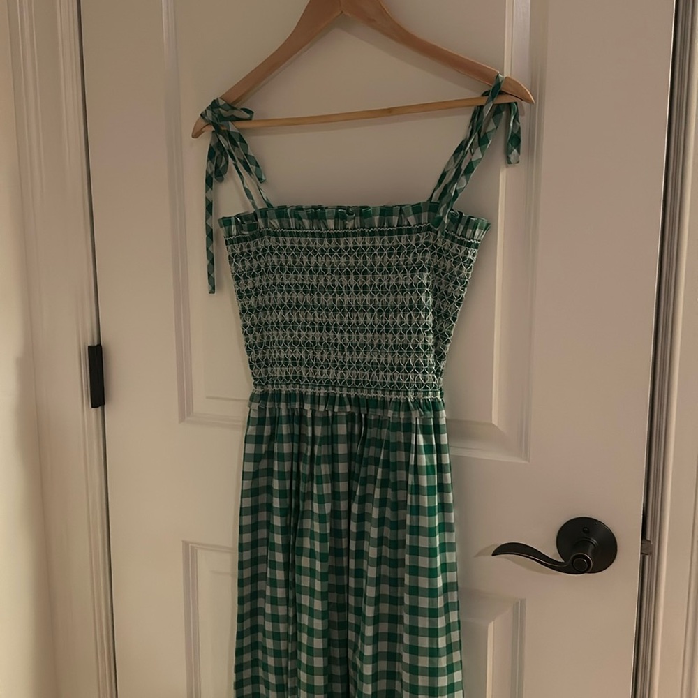 Gorgeous Kate Spade ♠️ Green Gingham Dress